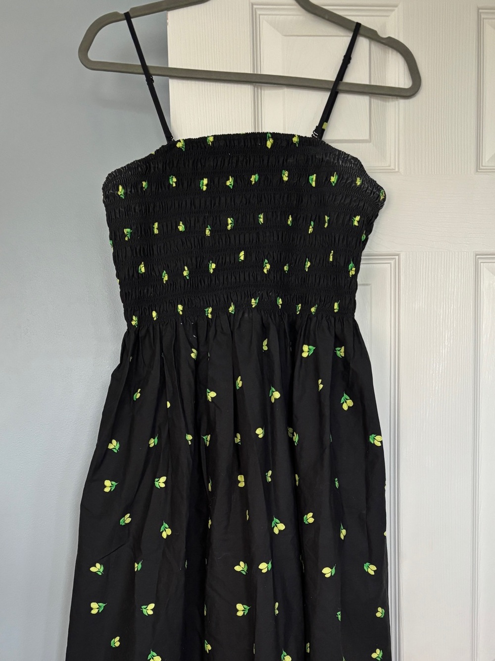 Viral Target Smocked Lemon Sundress with removable straps